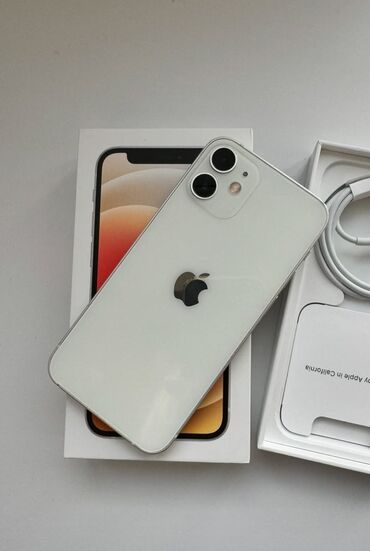 Apple iPhone: IPhone 12 mini, 128 GB, Ağ, Sənədlərlə