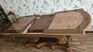Мебель: Klassik üslubda açılıb‑bağlanan stol - Material: massiv ağac və təbii — 2