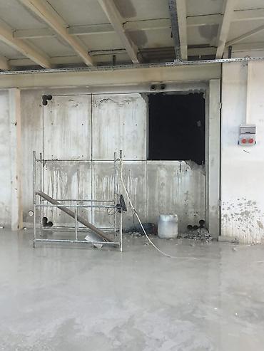 dəmir su baki: Beton kesim senarez sinarez karot beton kəsimi qapı yeri kesme beton — 7