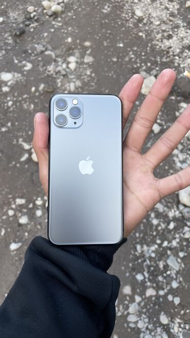 поко x4 pro: IPhone 11 Pro, Б/у, 256 ГБ, Черный, Чехол, 86 %