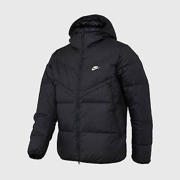 Жеке буюмдар: Пуховик Nike мужской, черный - Теплая зимняя куртка с объемным — 3