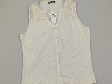 biała krotka bluzka: Koszula Damska, Tom Rose, L, stan - Idealny