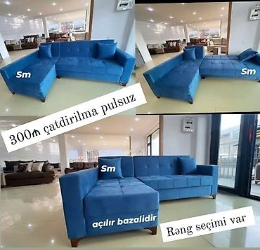 Divanlar: Künc divan, Yeni, Açılmayan, Bazasız, Şəhərdaxili pulsuz çatdırılma — 3