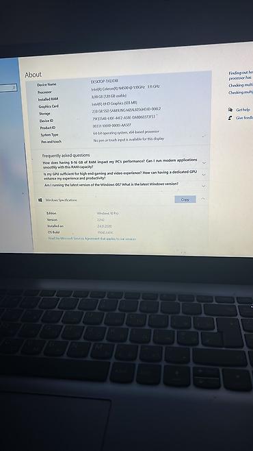 ucuz oyun telefonu: Lenovo noutbuk Xüsusiyyətlər: - Model: Lenovo (gümüşü/gri korpus — 4