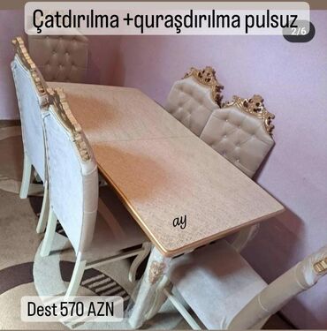Qonaq otağı üçün, Yeni, 6 stul