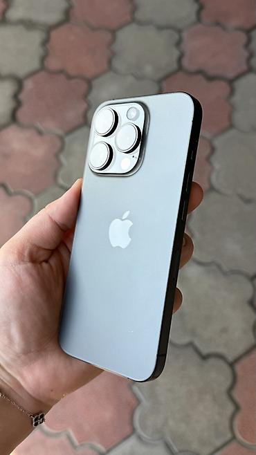 Apple iPhone: IPhone 15 Pro, Б/у, 256 ГБ, Black Titanium, Зарядное устройство, Чехол, Коробка, 87 % — 6
