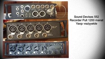 Mikşerlər: Sound devices 552 səs pultu.Çox az işlənib.1200 manat