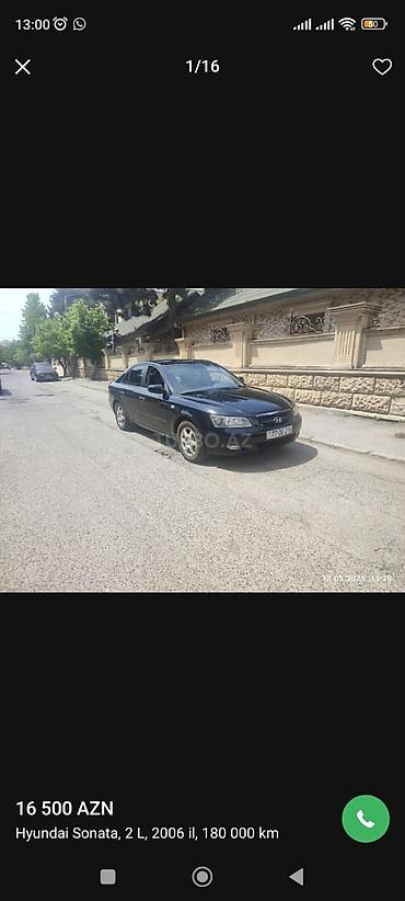 mustan: Hyundai Sonata: 2 l | 2006 il Sedan — 10