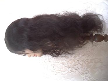 Perike i klipse: Duga lace front perika od prirodne kose crne boje Prednost ove lace — 5