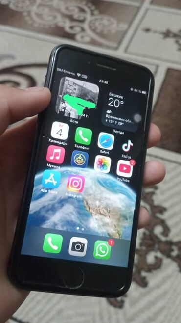 apple watch 2 цена бишкек: IPhone SE, Колдонулган, Кара