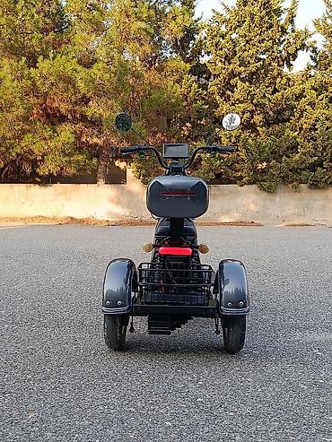 4 teker atv: Elektrik üçtəkərli skuter - Güclü elektrik mühərriki və sakit işləmə — 6