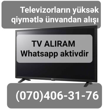 TV və video: Yeni və 2-ci əl Televizorların yüksək qiymətlə ünvandan alışı. Model