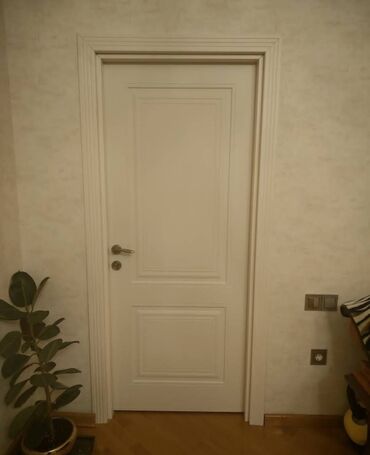Otaq qapıları: Qonaq otağı üçün Yeni Otaq qapısı 90x205 sm Naliçnik ilə, Zəmanətli, Ödənişli quraşdırma, Pulsuz çatdırılma — 2