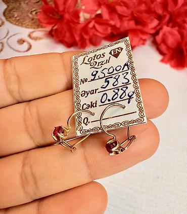 qedimi sirgalar: Sırğa, Sarı qızıl, 585 Əyar, 136 g — 3