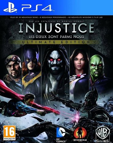 playstation 3 oyunlari: Ps4 üçün injustice oyun diski. Tam yeni, original bağlamada. -Sahil