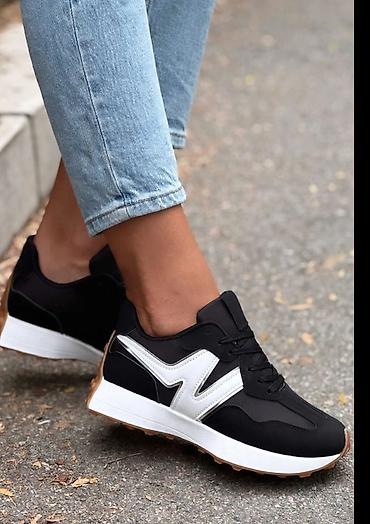 venice obuca: Sportske patike – crno‑bele kopija New Balance - Dizajn: moderni — 1