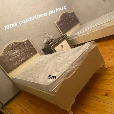 Yeni, Təknəfərlik çarpayı, Bazasız, Matras ilə, Siyirməsiz, Azərbaycan