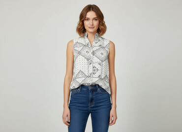 koszula 4xl: H&M, Жіноча блуза, розмір M