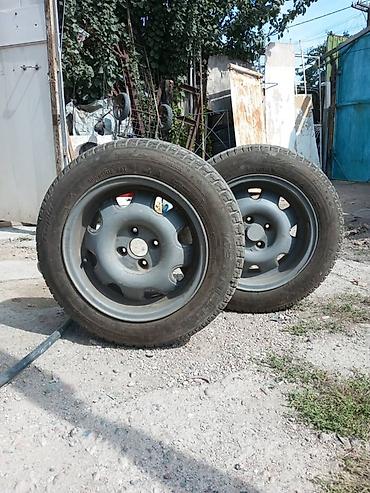 пакрышка газ 53: R15. Пара автомобильных колес в сборе (шина + стальной диск) — 1