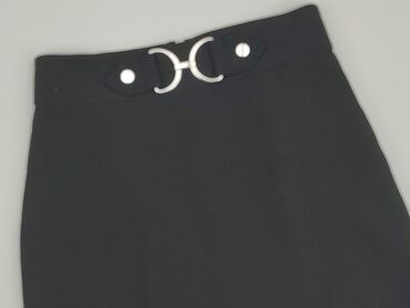 czarne spódniczka do kolan: Skirt, Amisu, M (EU 38), condition - Very good
