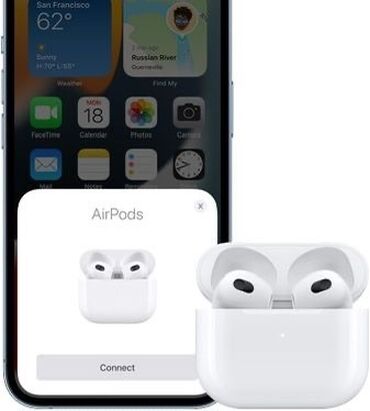 airpods 3 кейс: AirPods 3 Наушники качественные🔥 С Шумоподовлением Заряд до 30