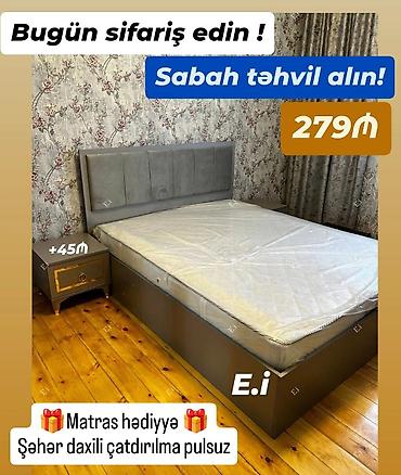 turhan matras: Yeni, İkinəfərlik çarpayı, Matras ilə — 1