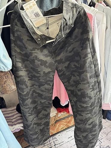Джинсы, Бэгги, Китай, Высокая талия, 2XL