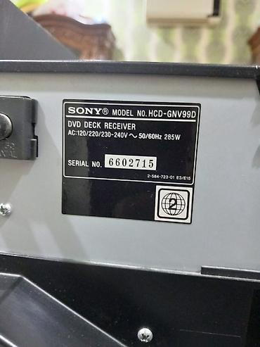 sony uslitel: Sony mhc gnv 99D Monster möhtəşəm səs effekti. Tam servis olunmuşdur — 5