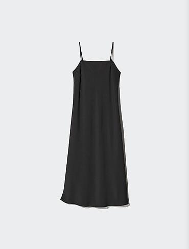 платье юникло: Новый Сарафан Uniqlo. Чёрный, Хаки, Коричневый, по одной шт.(Цена за — 1