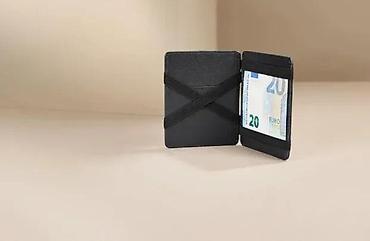 Novčanici: Livergy Premium “Magic Wallet” – crni kožni novčanik/kartičar - — 7
