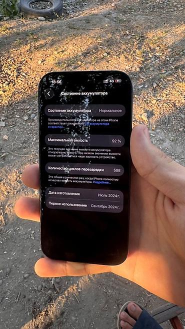 mini iphone: IPhone 15 Pro, Б/у, 128 ГБ, Black Titanium, 92 % — 8