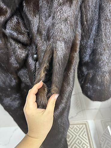 Шубы: Шуба, Норка, Длинная модель, Италия, L — 5