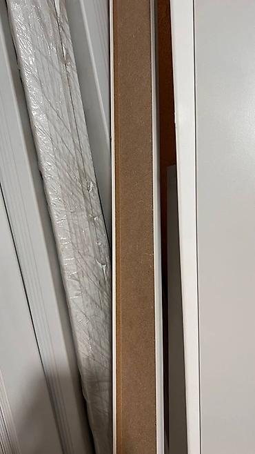 Стандартный плинтус: МДФ, Новый, цвет - Белый, Гарантия — 15