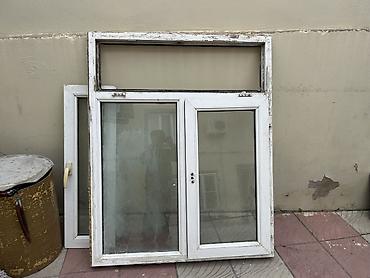 plastik qapi gence: Plastik pəncərə bloku - Material: ağ rəngli PVC profil - Komplekt — 3