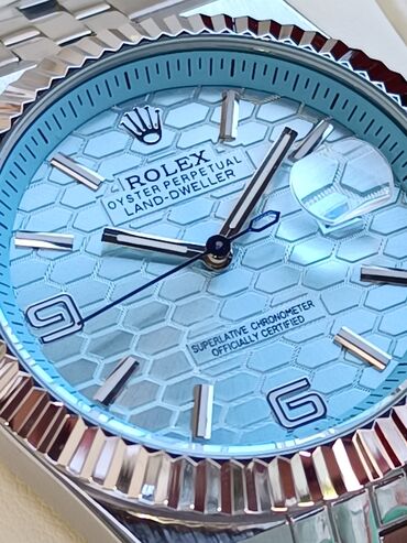 Qol saatları: Qol saatı, Rolex, rəng - Göy