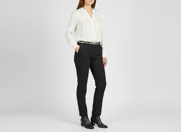 Women's Pants: CAMBIO, Spodnie materiałowe damskie, rozmiar L