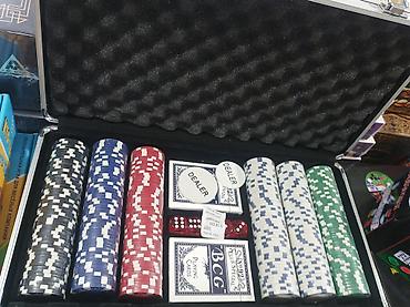 Oyun dəstləri: Texas Hold’em Poker Dəsti – tam evdə oyun üçün Məzmun: 200 fiska+oyun — 4