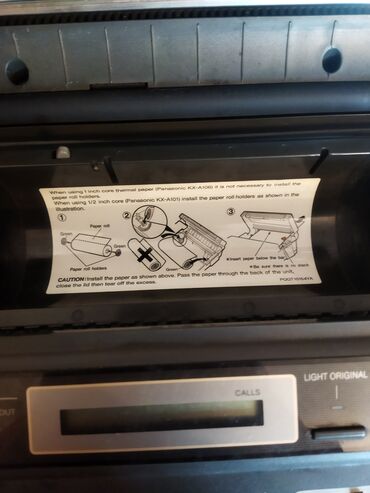 Printerlər: Stasionar faks.PANASONİC .Yeni kimidir.Yaxşı vəziyyətdədir.Ünvandan — 8