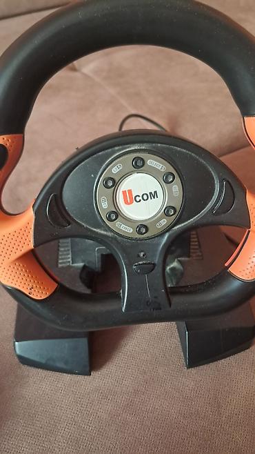 retro konsol: Ucom sükan və pedallar dəsti – oyun üçün - Tam dəst: sükan qurğusu — 2
