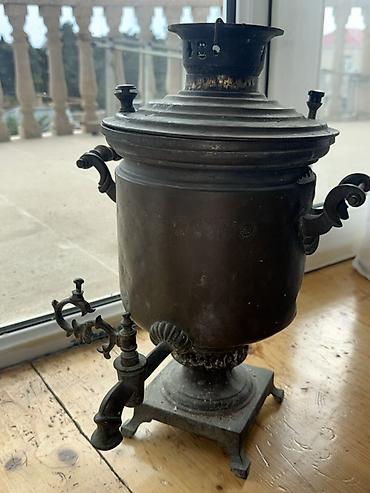 samovar 1870: Qədim samovar, 1876 il, Mis, Vəziyyəti: Yaxşı — 2