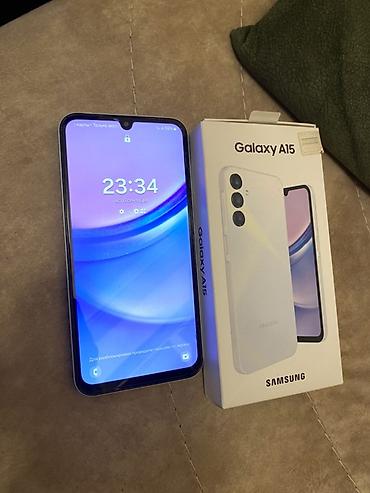 Техника и электроника: Samsung Galaxy A15, 128 ГБ, цвет - Белый, Face ID, Отпечаток пальца, Сенсорный — 3