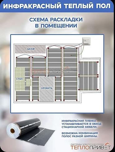 Водяные тёплые полы: Теплый пол под ковер/ламинат/паркет (Корея) Подойдёт под ковры — 10