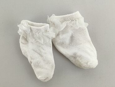 białe skarpety długie: Шкарпетки, стан - Задовільний
