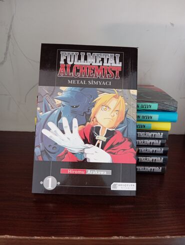 kitab oxu: Fullmetal alchemi̇st,türkçə 1-6.Ci̇ltlər