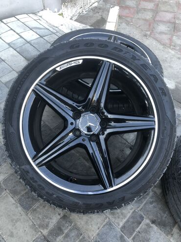 Disklər: Orginal Mercedes Benz W213 E300 amg diskleri. 5 ulduz R18,tekerle