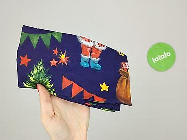 linen: Świąteczny kawałek tkaniny z nadrukiem Mikołaja - Wzór: Mikołaj — 4
