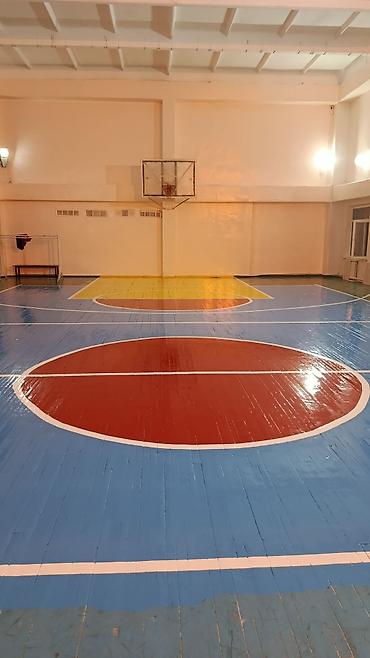 Спорт жана эс алуу: Покрытие и разметка спортивного зала под ключ - Профессиональная — 1