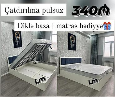 Çarpayılar: Yeni, Təknəfərlik çarpayı, Bazalı, Matras ilə, Siyirməsiz, Azərbaycan — 7