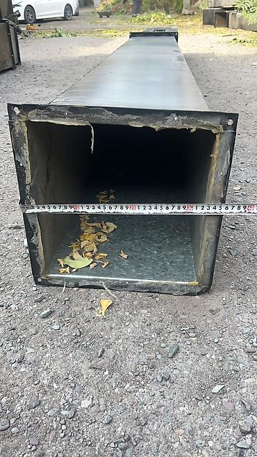 Другие детали вентиляции, охлаждения и отопления: Воздуховоды прямоугольные металлические (черные) - Материал: сталь — 10