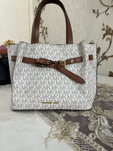 женские джинсовые рюкзаки: Сумка с короткой ручкой, Michael Kors, Новый